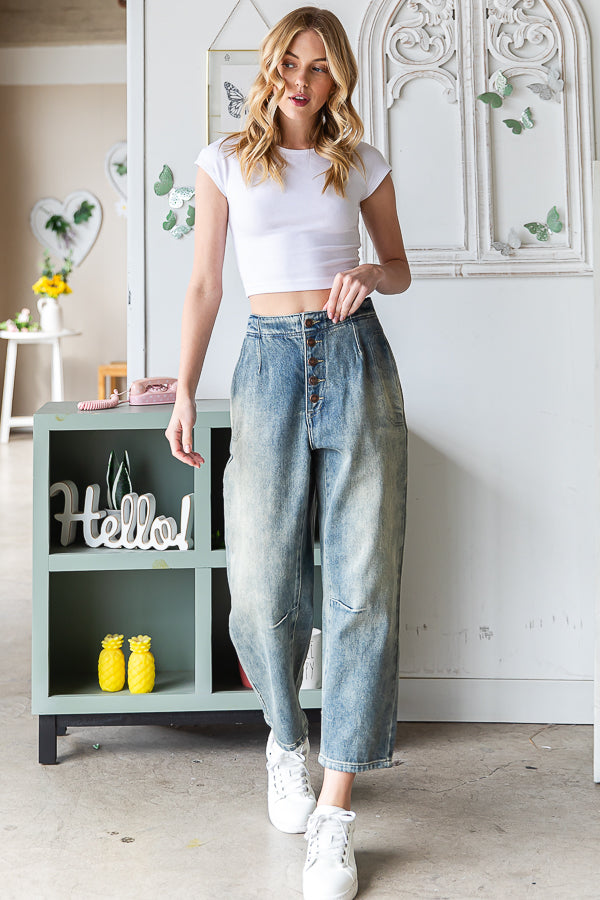 WASHED BAGGY JEAN