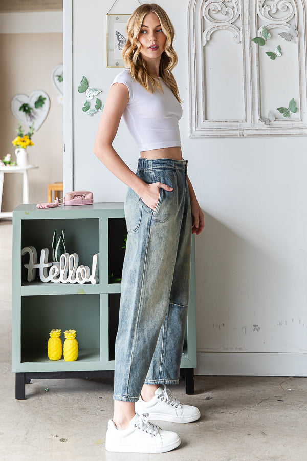 WASHED BAGGY JEAN