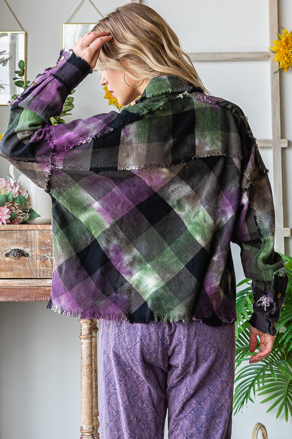 MULTICOLOR DYED BUFFALO CHECK SHIRT