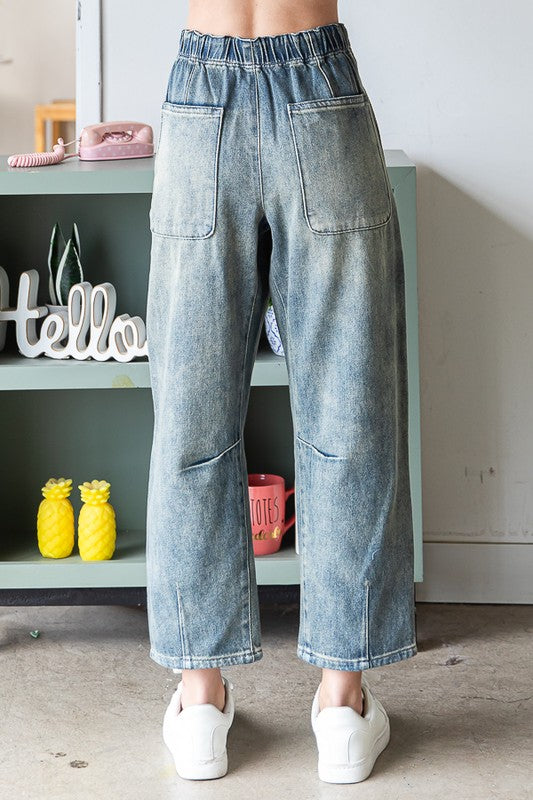 WASHED BAGGY JEAN