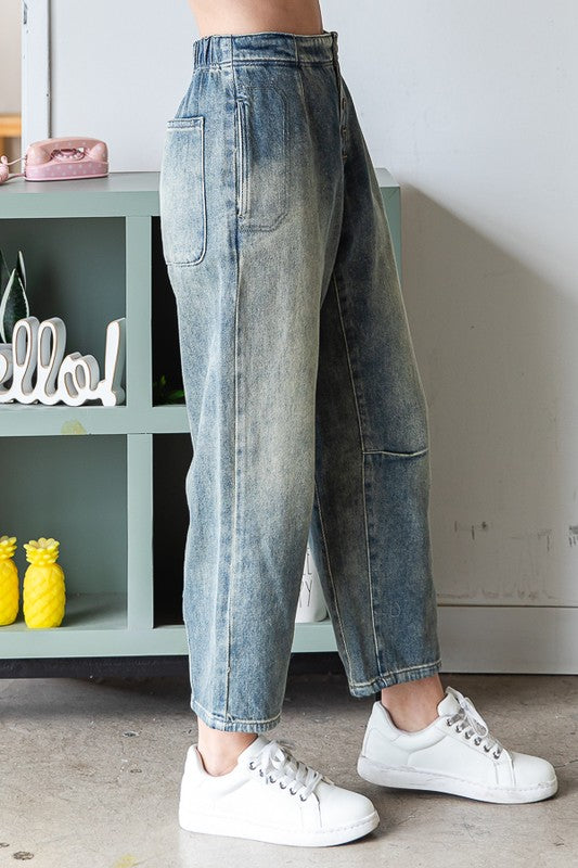 WASHED BAGGY JEAN