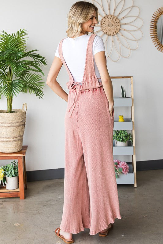 WASHED OVERALL PANTS