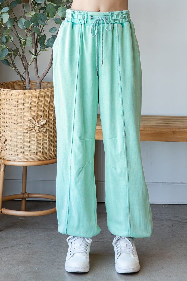 WASHED TERRY JOGGER PANTS