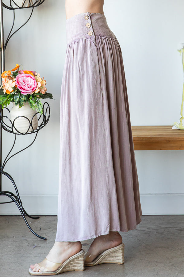 WASHED SQUARE NECK CROP TANK AND SKIRT SET