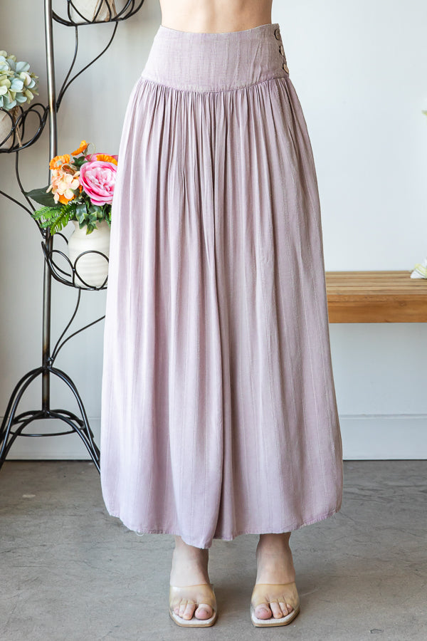 WASHED SQUARE NECK CROP TANK AND SKIRT SET