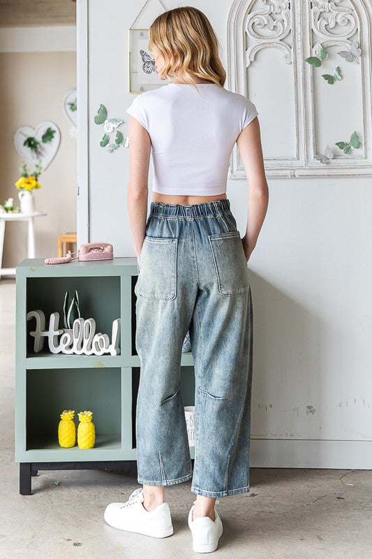 WASHED BAGGY JEAN